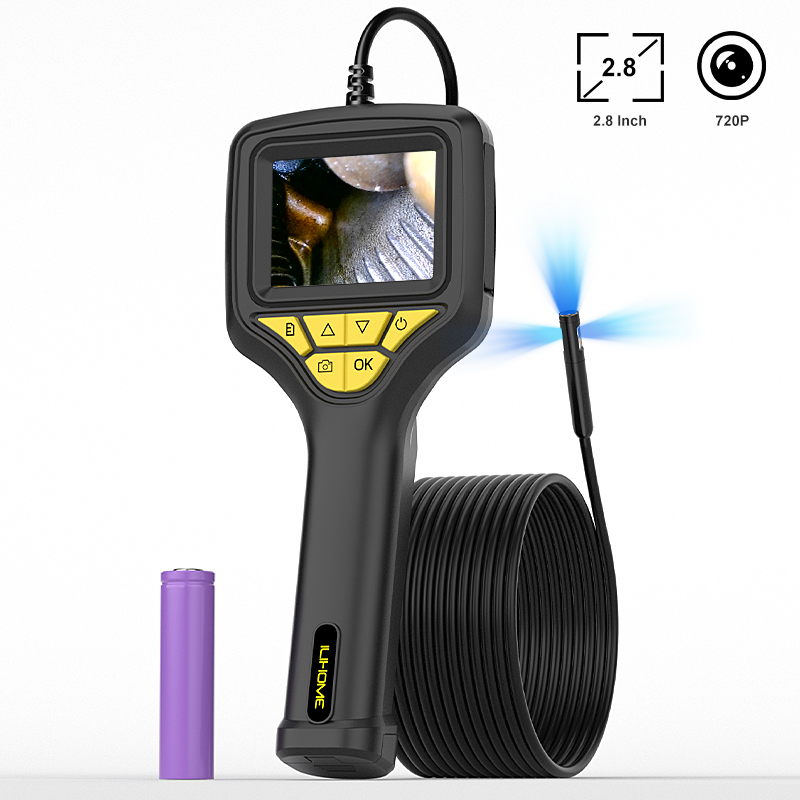 Home Security With Cameras - 2,8'' IPS Handheld Endoskop HD Inspektionskamera