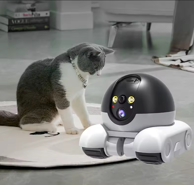Home Security Robots - Kabellose Dual-Linsen-Roboterkamera 1080P HD PTZ IP-Kamera