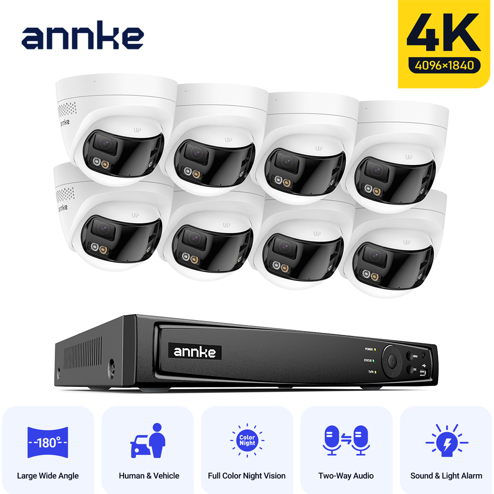 Home Security Outdoor Camera System - ANNKE 4K Videoüberwachungskamerasystem für den Außenbereich