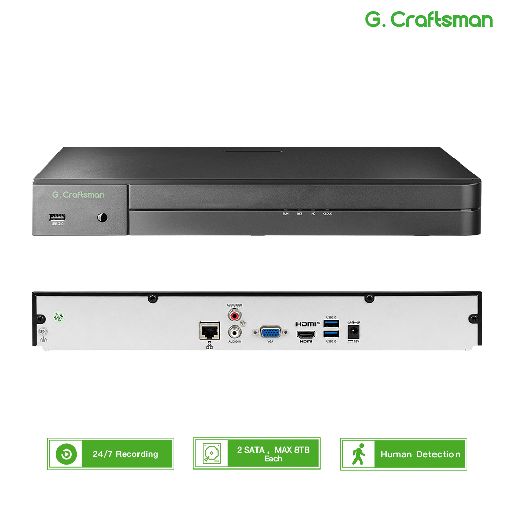 Home Security With Cameras - UNI 32CH NVR 12MP Sicherheitsrekorder Registrierungssicherheits-IP-Kamerasystem,