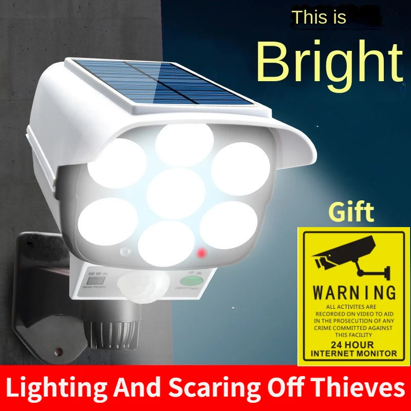 Home Security Camera Installation - Outdoor Solar Licht Motion Sensor Sicherheit
