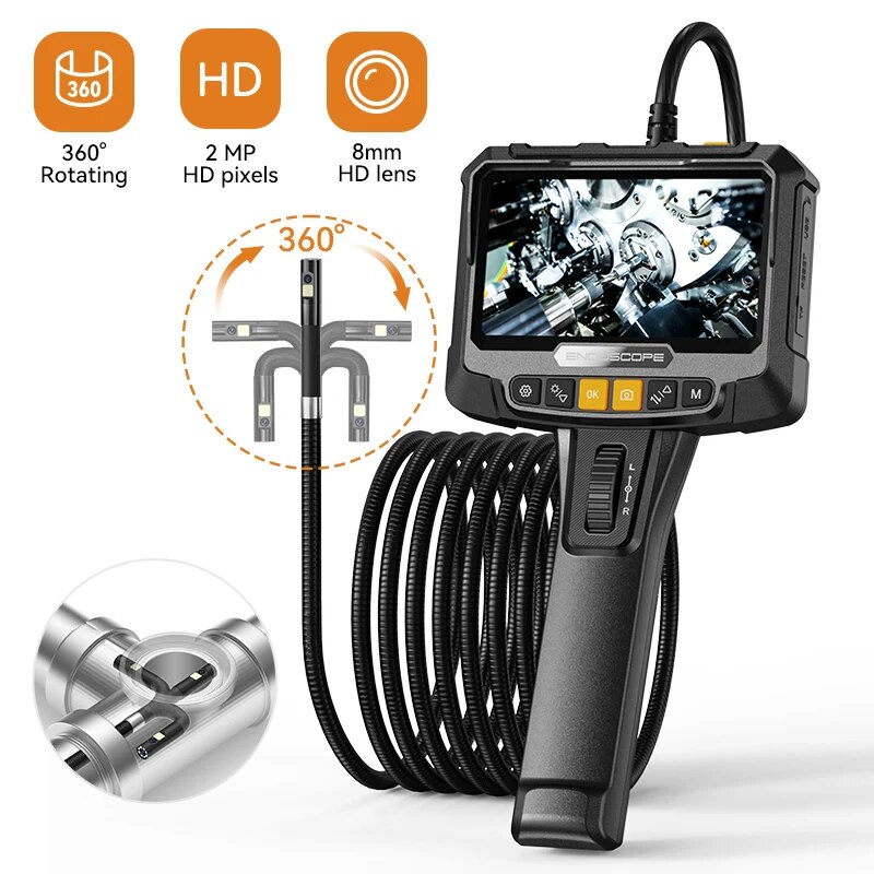 Home Security With Cameras - 360 ° Lenkung industrielle Endoskop kamera