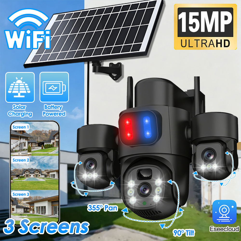 Home Security Outdoor Camera System - WIFI Solar PTZ Kamera Outdoor 15