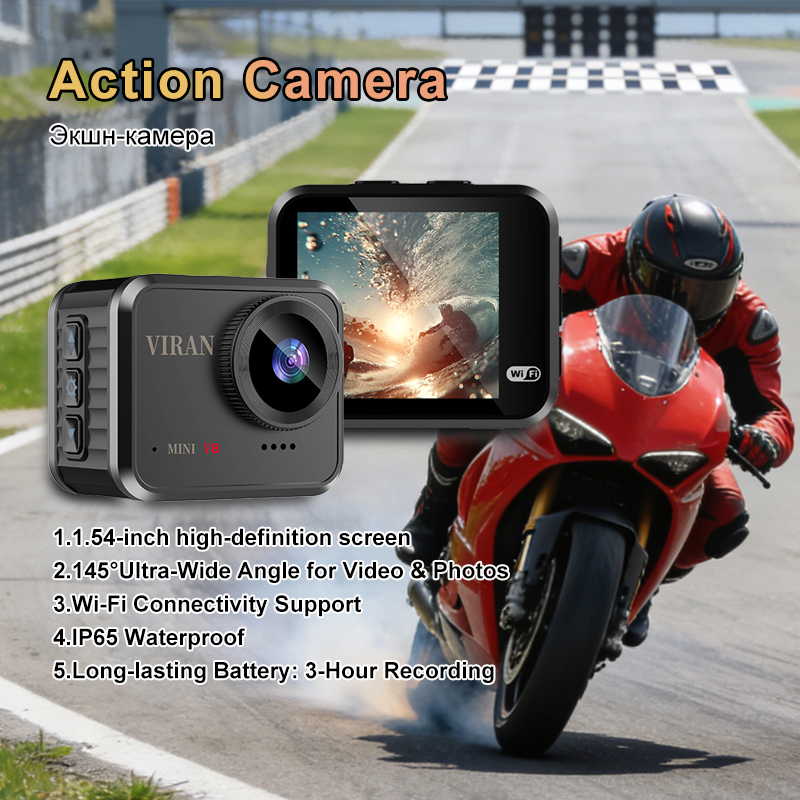 Ip Camera Outdoor 4K - Mini-Actionkamera 1080P HD 16MP Lange Aufnahmezeit