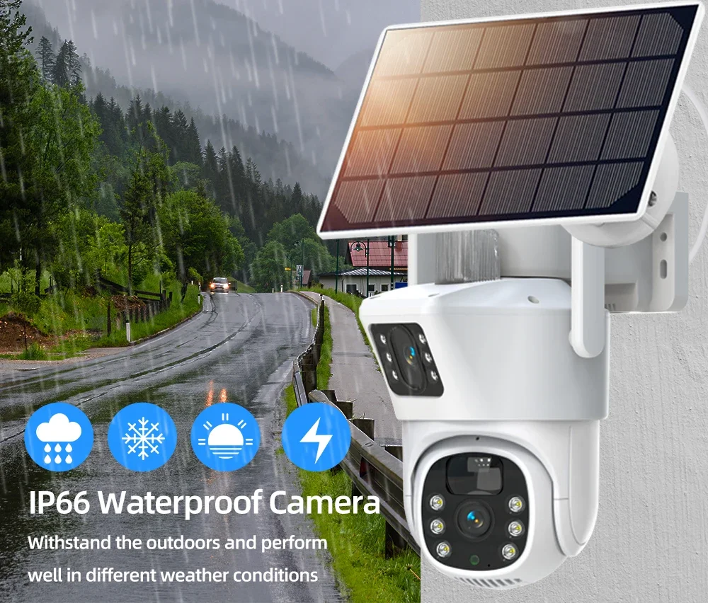 4k 8mp Dual Lens Wifi Solar CC – Home Security Kit With Camera Bewertung und Preis