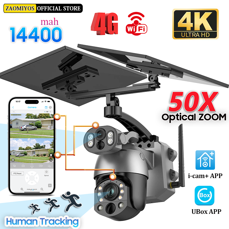 4K 50X ZOOM 10MP Solarkamera 4 – Ip Camera Outdoor 4K Bewertung und Preis