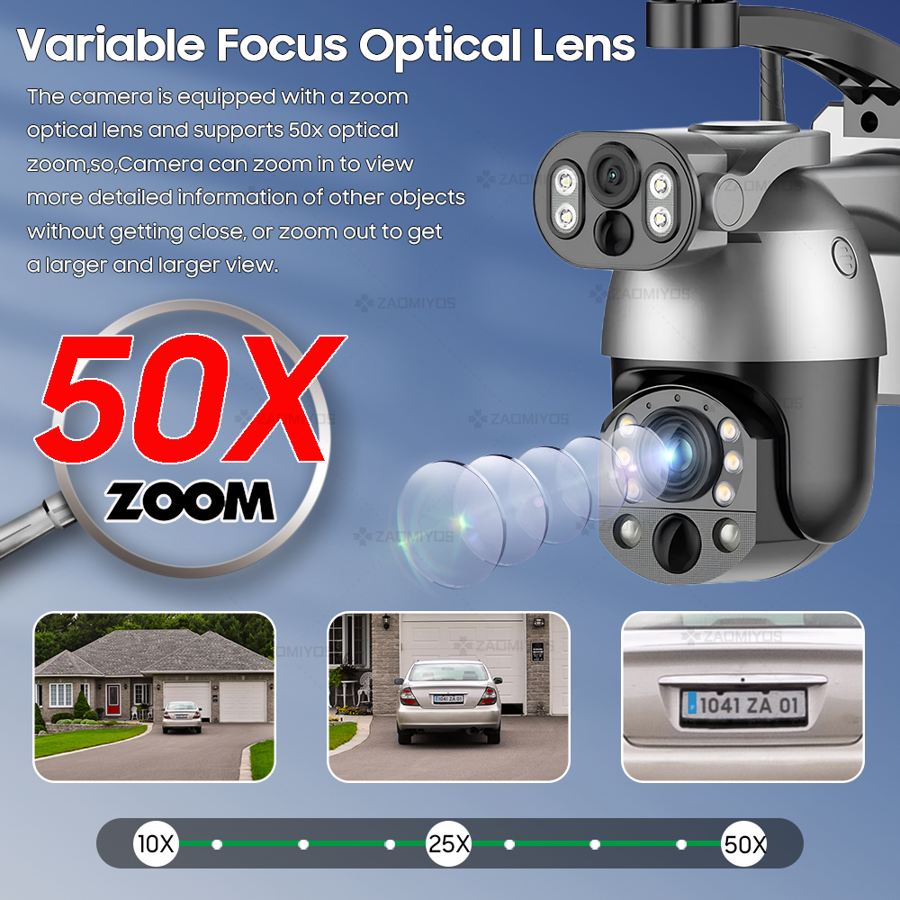 4K 50X ZOOM 10MP Solarkamera 4 – Ip Camera Outdoor 4K Bewertung und Preis