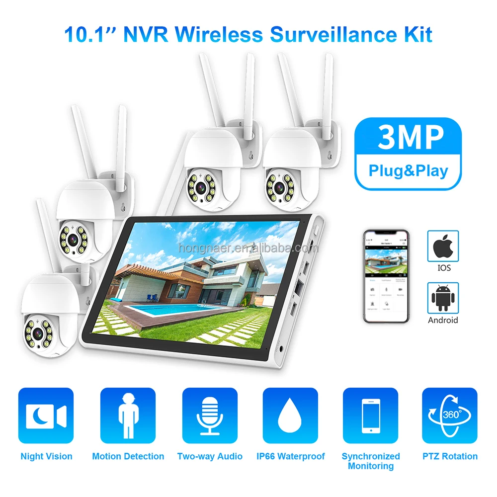 2026 Hongnaer 3MP 4-Kanal WLAN – Home Security With Cameras Bewertung und Preis