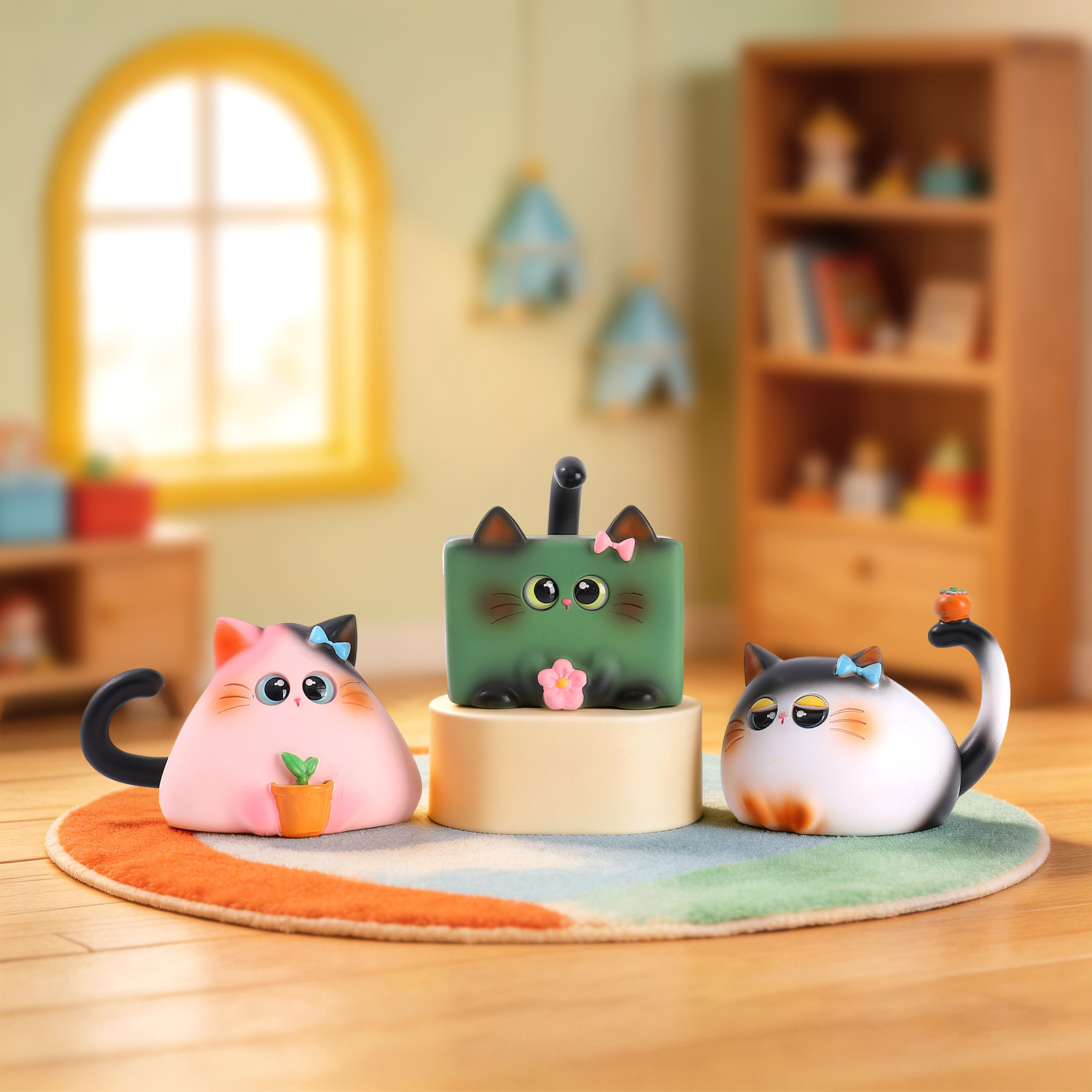 Blind Box Katzenfigur aus Harz – Home Security Box Bewertung und Preis