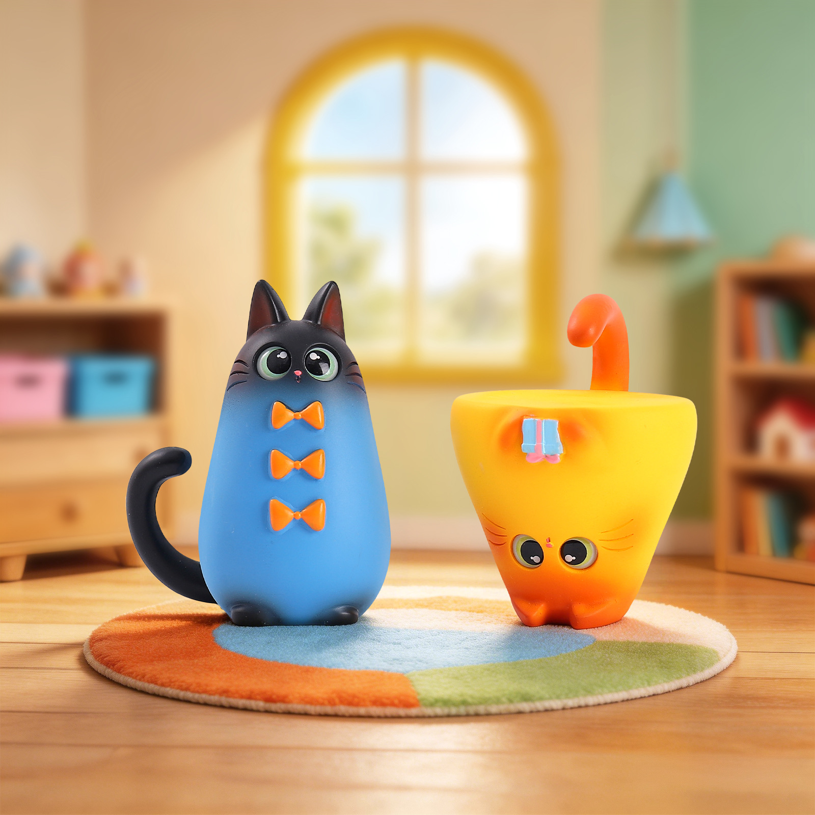 Blind Box Katzenfigur aus Harz – Home Security Box Bewertung und Preis