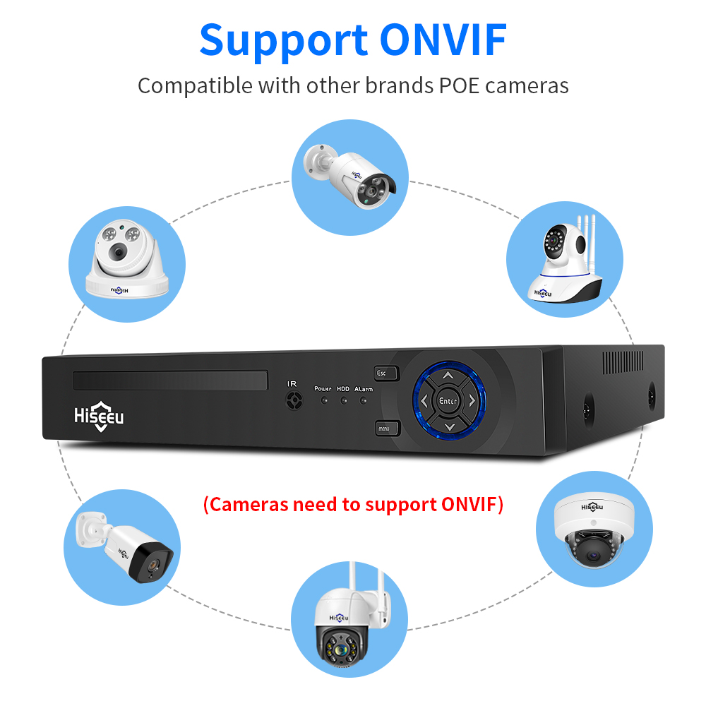Hiseeu 4CH 10CH 16CH 4K 8MP 5M – Home Security With Cameras Bewertung und Preis