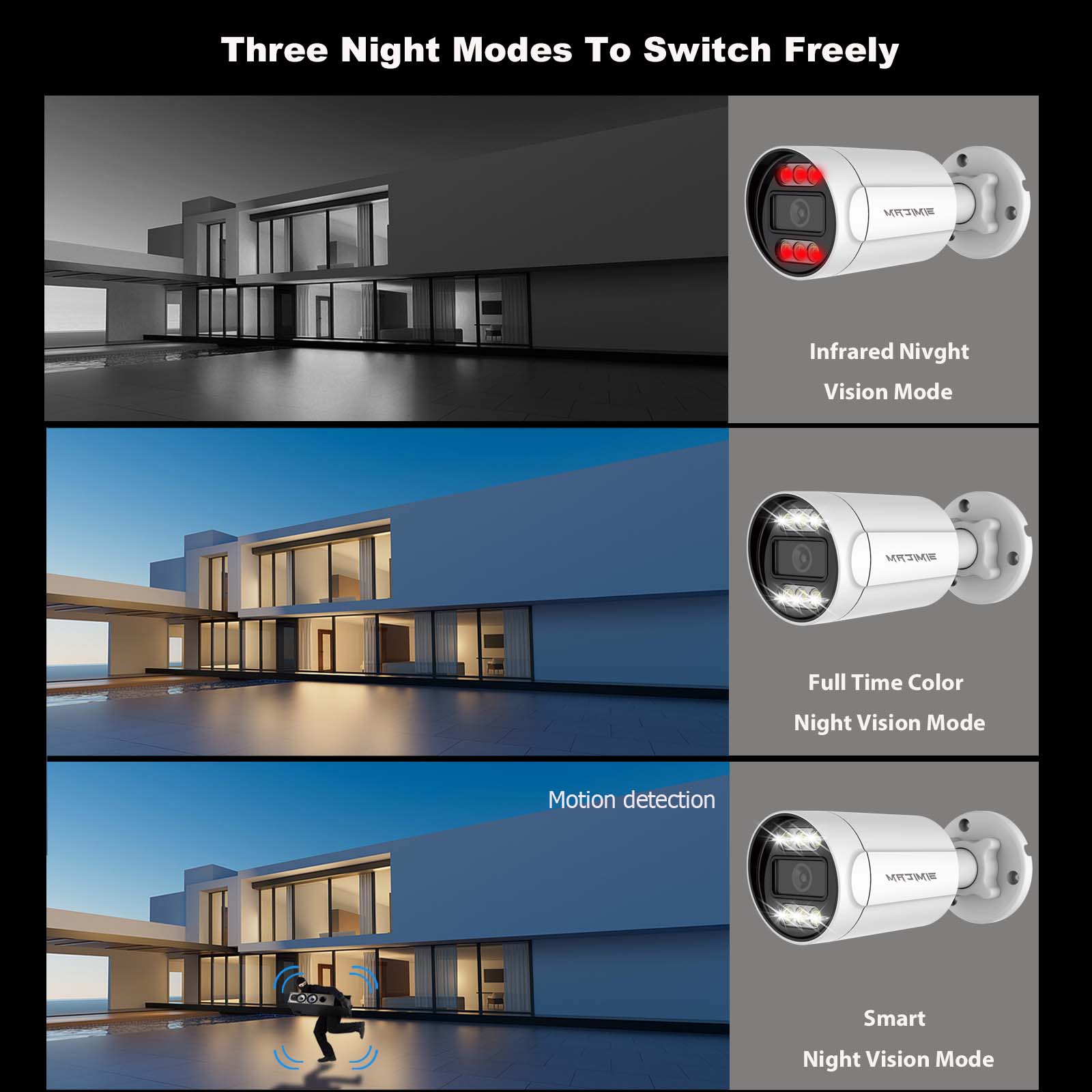 4K 8CH IP PoE Sicherheitskamer – Ip Camera Outdoor 4K Bewertung und Preis