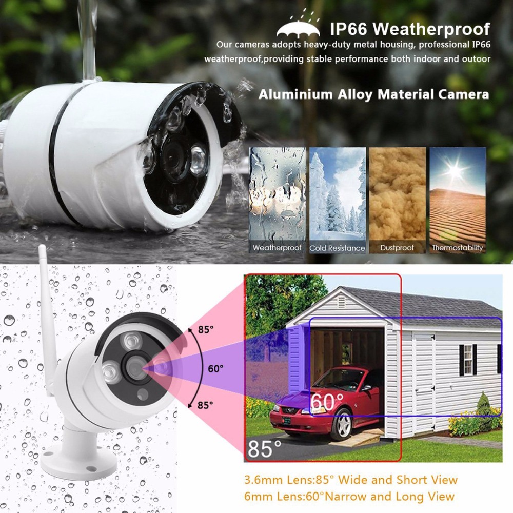 Wireless Home Kamera Videoüber – Home Security Outdoor Camera System Bewertung und Preis